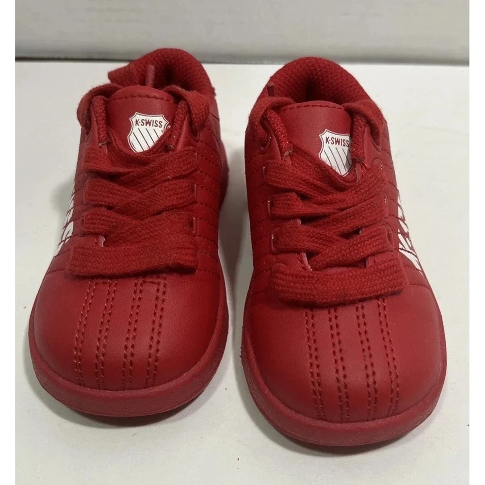 K Swiss Infant Red Low Top Sneakers Size 5